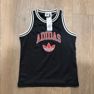 Adidas Kids Black Tank Top - medium